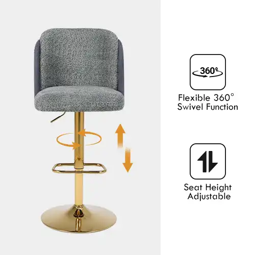 5 Benefits of kitchen chairs modern bar stool Golden for Entertaining
